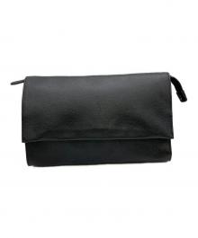 ear PAPILLONNER（イアパピヨネ）の古着「バッグ ワイドテープショルダーバッグ」｜ブラック