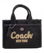 COACHコーチ）の古着「カーゴトートバッグ キャンバス」｜ブラック