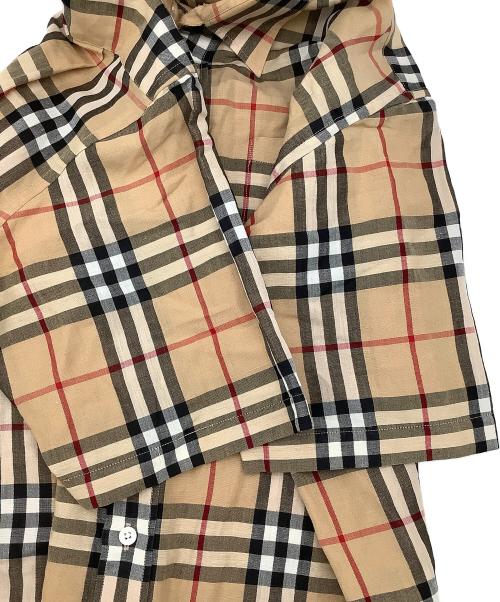 Burberry's（バーバリーズ）Burberry's (バーバリー) 半袖シャツ ノバチェック柄シャツ ベージュ サイズ:Largeの古着・服飾アイテム
