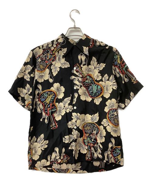 Dry Bones（ドライボーンズ）Dry Bones (ドライボーンズ) シャツ アロハシャツ ブラック サイズ:38の古着・服飾アイテム