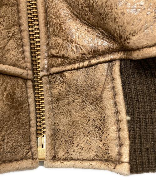 Schott（ショット）Schott (ショット) B-6フライトジャケット ブラウン サイズ:40の古着・服飾アイテム