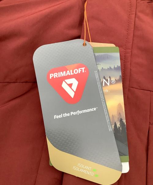 MERRELL（メレル）MERRELL (メレル) ジャケット プリマロフトギンギジャンジャケット バーガンディー サイズ:100の古着・服飾アイテム