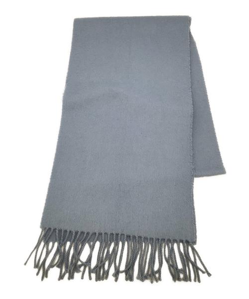 JOHNSTONS OF ELGIN（ジョンストンズオブエルガン）JOHNSTONS OF ELGIN (ジョンストンズオブエルガン) マフラー カシミヤストール スカイブルーの古着・服飾アイテム