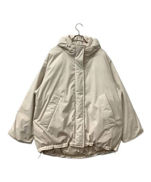 Spick and Span（スピックアンドスパン）Spick and Span (スピックアンドスパン) ダウンジャケット 撥水フーデッドダウンハーフコート アイボリー サイズ:38の古着・服飾アイテム