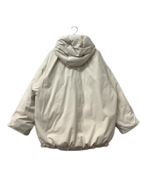 Spick and Span（スピックアンドスパン）Spick and Span (スピックアンドスパン) ダウンジャケット 撥水フーデッドダウンハーフコート アイボリー サイズ:38の古着・服飾アイテム