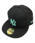 New Eraニューエラ）の古着「キャップ MFC STORE CUSTOM COLLECTION 59FIFTY NEW YORK YANKEES」｜ブラック