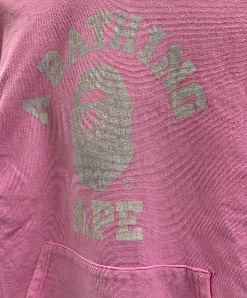 A BATHING APE（ア ベイシング エイプ）A BATHING APE (ア ベイシング エイプ) A BATHING APE　パーカー ピンク サイズ:不明の古着・服飾アイテム