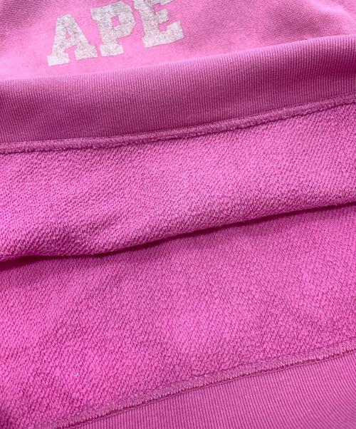 A BATHING APE（ア ベイシング エイプ）A BATHING APE (ア ベイシング エイプ) A BATHING APE　パーカー ピンク サイズ:不明の古着・服飾アイテム