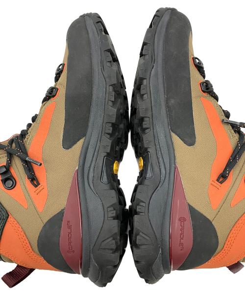 THE NORTH FACE（ザ ノース フェイス）THE NORTH FACE (ザ ノース フェイス) トレッキングシューズ Creston Hike Mid WP パープル×カーキ サイズ:CM 23.5の古着・服飾アイテム