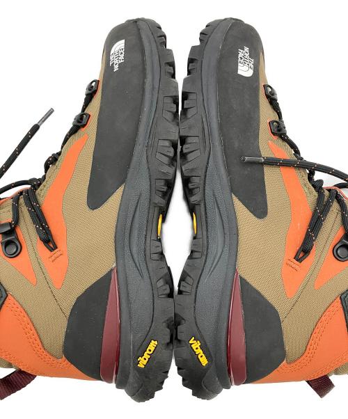 THE NORTH FACE（ザ ノース フェイス）THE NORTH FACE (ザ ノース フェイス) トレッキングシューズ Creston Hike Mid WP パープル×カーキ サイズ:CM 23.5の古着・服飾アイテム