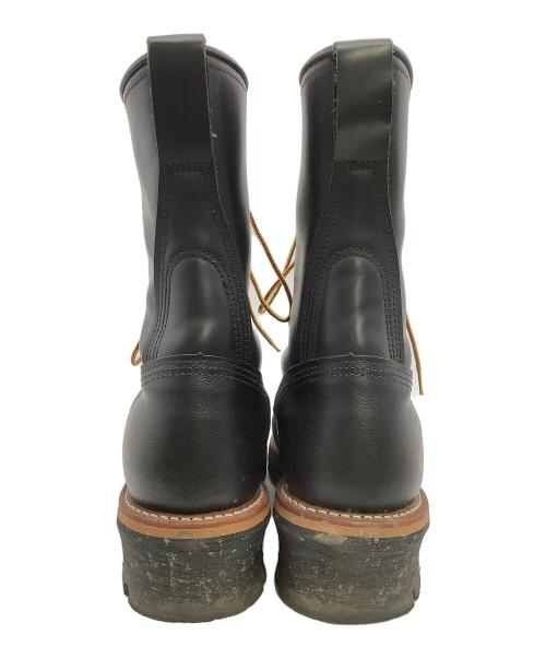 RED WING（レッドウィング）RED WING (レッドウィング) レースアップブーツ ロガーブーツ ブラック サイズ:USA 9 1/2の古着・服飾アイテム
