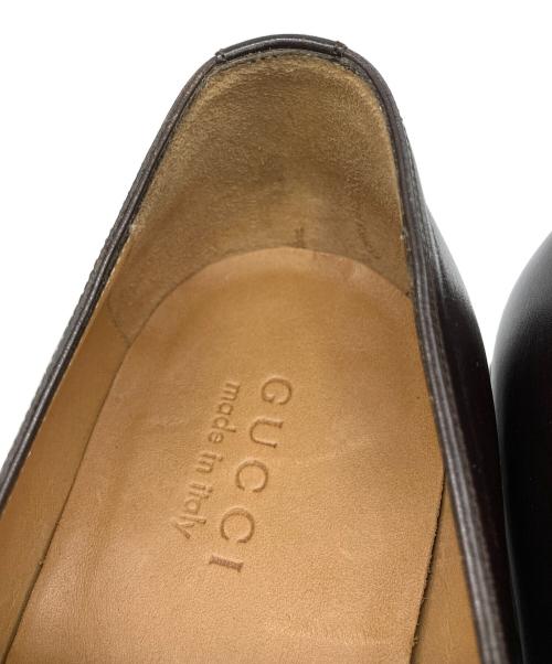 GUCCI（グッチ）GUCCI (グッチ) ホースビットローファー ブラウン サイズ:43 1/2の古着・服飾アイテム