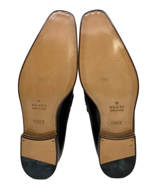 GUCCI（グッチ）GUCCI (グッチ) ホースビットローファー ブラウン サイズ:43 1/2の古着・服飾アイテム