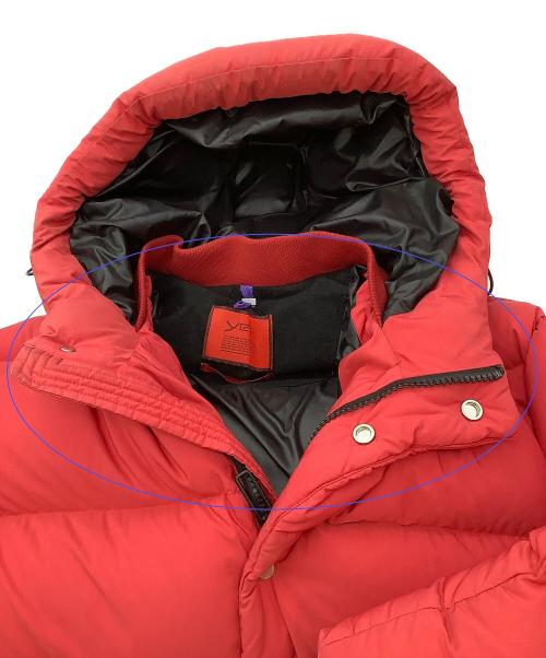 Yeti（イエティ）Yeti (イエティ) ダウンコート Crystal down レッド サイズ:LARGEの古着・服飾アイテム