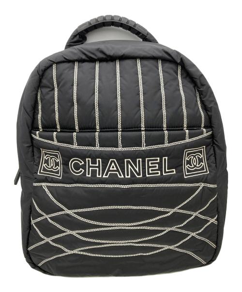 CHANEL（シャネル）CHANEL (シャネル) リュック スポーツライン ブラックの古着・服飾アイテム