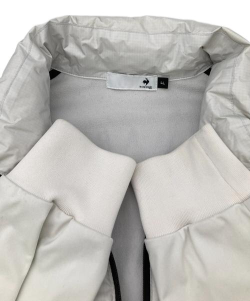 NANGA（ナンガ）NANGA (ナンガ) le coq sportif (ルコックスポルティフ) ダウンジャケット アイボリー サイズ:LLの古着・服飾アイテム