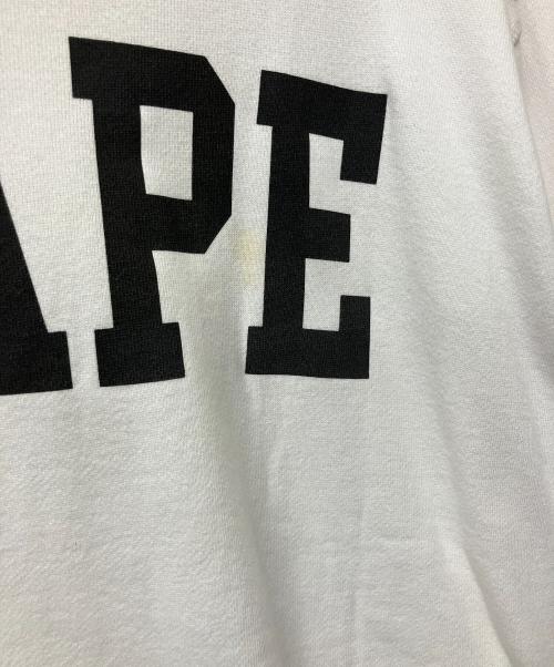SAPEur（サプール）SAPEur (サプール) クルーネックスウェット USAPE  ホワイト サイズ:XLの古着・服飾アイテム