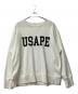 SAPEur（サプール）の古着「クルーネックスウェット USAPE 」｜ホワイト