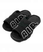 NIKEナイキ）の古着「サンダル AIR MORE UPTEMPO SLIDE」｜ブラック