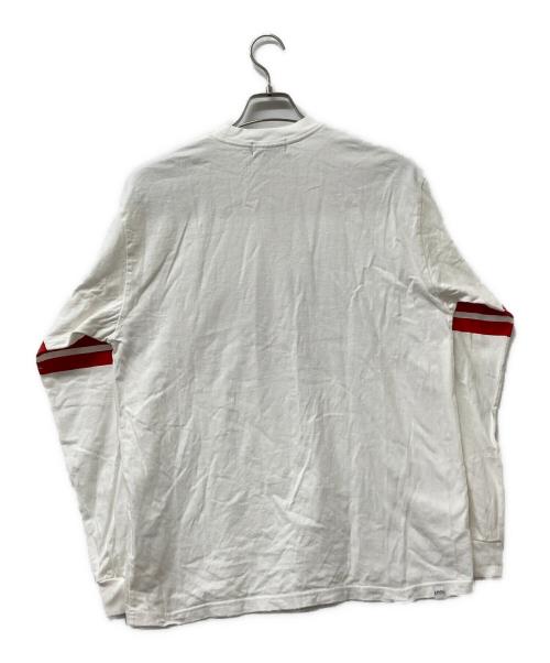 Hysteric Glamour（ヒステリックグラマー）Hysteric Glamour (ヒステリックグラマー) 長袖カットソー ホワイト サイズ:Lの古着・服飾アイテム