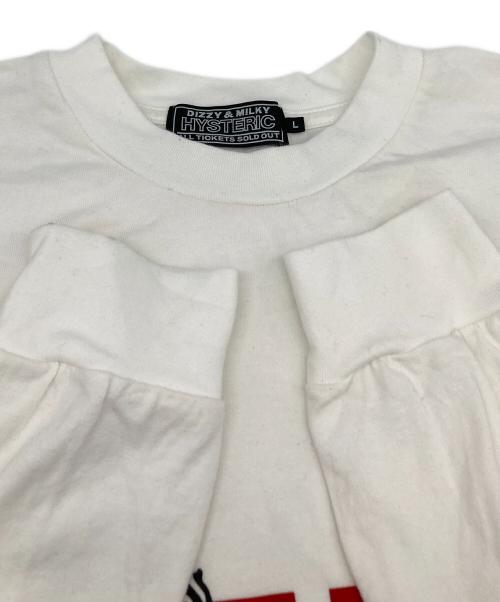 Hysteric Glamour（ヒステリックグラマー）Hysteric Glamour (ヒステリックグラマー) 長袖カットソー ホワイト サイズ:Lの古着・服飾アイテム