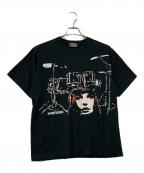 Hysteric Glamourヒステリックグラマー）の古着「半袖カットソー DRUM SET」｜ブラック