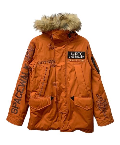 AVIREX（アヴィレックス）AVIREX (アヴィレックス) ジャケット N-3B GT-10 フライトジャケット オレンジ サイズ:Mの古着・服飾アイテム