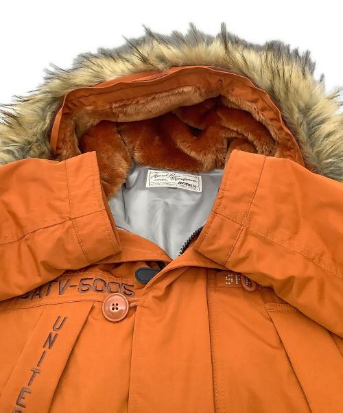 AVIREX（アヴィレックス）AVIREX (アヴィレックス) ジャケット N-3B GT-10 フライトジャケット オレンジ サイズ:Mの古着・服飾アイテム
