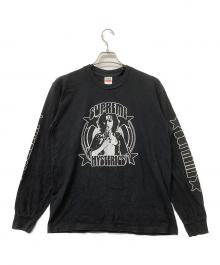 SUPREME×Hysteric Glamour（シュプリーム×ヒステリックグラマー）の古着「長袖Tシャツ 21SS L/S TEE」｜ブラック×シルバー