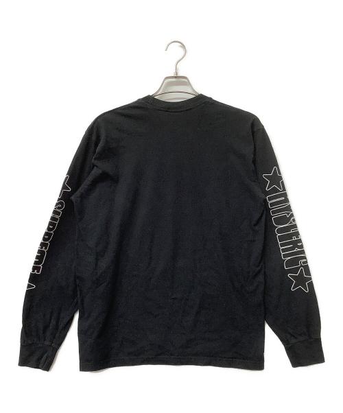 SUPREME（シュプリーム）SUPREME (シュプリーム) Hysteric Glamour (ヒステリックグラマー) 長袖Tシャツ 21SS L/S TEE ブラック×シルバー サイズ:Mの古着・服飾アイテム