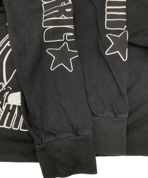 SUPREME（シュプリーム）SUPREME (シュプリーム) Hysteric Glamour (ヒステリックグラマー) 長袖Tシャツ 21SS L/S TEE ブラック×シルバー サイズ:Mの古着・服飾アイテム