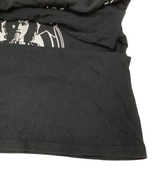 SUPREME（シュプリーム）SUPREME (シュプリーム) Hysteric Glamour (ヒステリックグラマー) 長袖Tシャツ 21SS L/S TEE ブラック×シルバー サイズ:Mの古着・服飾アイテム