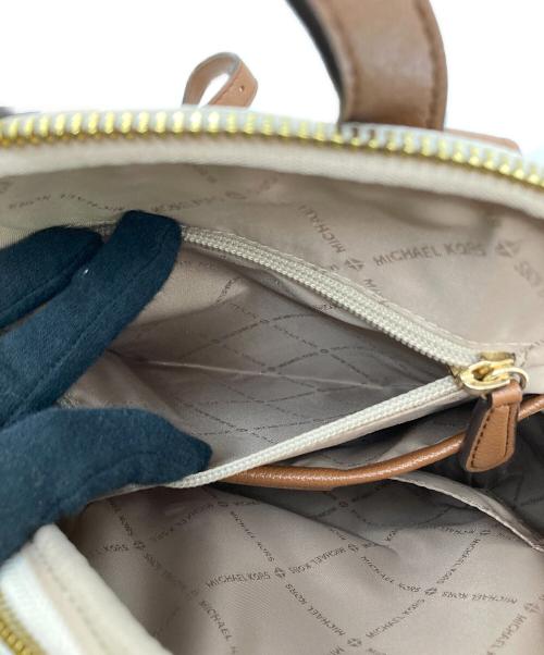 MICHAEL KORS（マイケル・コース）MICHAEL KORS (マイケル・コース) リュック  バニラ×ブラウンの古着・服飾アイテム
