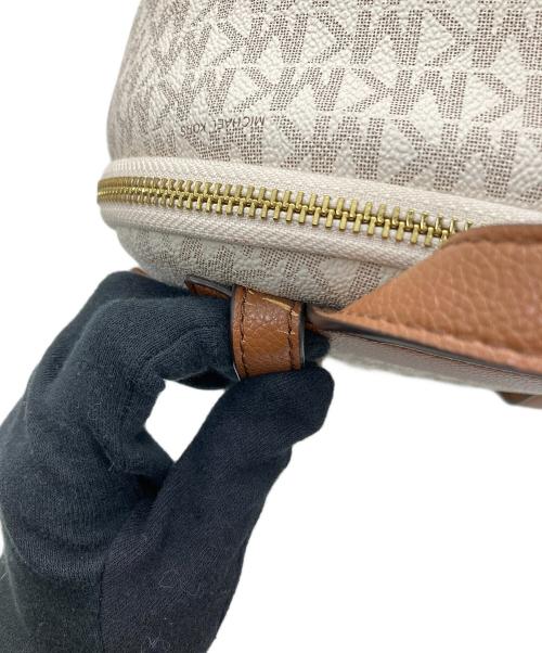 MICHAEL KORS（マイケル・コース）MICHAEL KORS (マイケル・コース) リュック  バニラ×ブラウンの古着・服飾アイテム