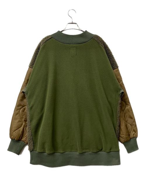 HOUSTON（ヒューストン）HOUSTON (ヒューストン) フリースジャケット グリーン サイズ:XLの古着・服飾アイテム