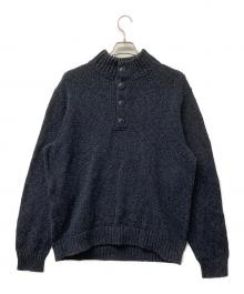 L.L.Bean（エルエルビーン）の古着「厚手ニット 90's コットンニットセーター」｜ネイビー