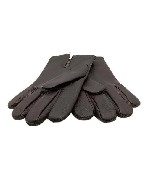 Dents（デンツ）Dents (デンツ) 手袋 レザーグローブ Three-Point Cashmere-Lined Leather Gloves ブラウン サイズ:8の古着・服飾アイテム