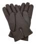 Dents (デンツ) 手袋 レザーグローブ Three-Point Cashmere-Lined Leather Gloves ブラウン サイズ:8：12000円