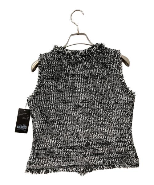 anuans（アニュアンス）anuans (アニュアンス) カールヤーンツイードセットアップ ブラック×ホワイト サイズ:Ｓの古着・服飾アイテム