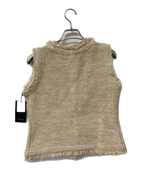 anuans（アニュアンス）anuans (アニュアンス) カールヤーンツイードセットアップ ベージュ サイズ:Sの古着・服飾アイテム