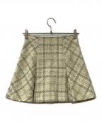 Snidelスナイデル）の古着「スカショーパン ロービングチェックスカショ」｜ホワイト