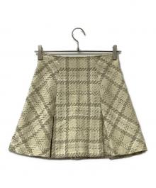 Snidel（スナイデル）の古着「スカショーパン ロービングチェックスカショ」｜ホワイト