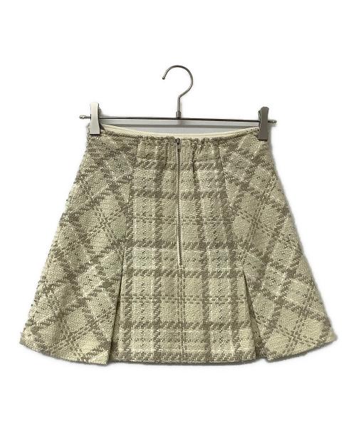 Snidel（スナイデル）Snidel (スナイデル) スカショーパン ロービングチェックスカショ ホワイトの古着・服飾アイテム