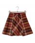 Snidel (スナイデル) スカート ロービングチェックミニスカート レッド：4000円
