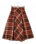 Snidel（スナイデル）の古着「スカート ロービングチェックロングスカート」｜レッド