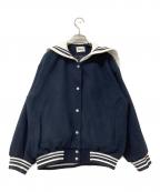 Bibiy.ビビィ）の古着「ジャケット RUBY SAILOR BLOUSON」｜ネイビー×ホワイト