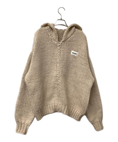 Seemi.by NICE CLAUP（シーミー バイ ナイスクラップ）Seemi.by NICE CLAUP (シーミー バイ ナイスクラップ) パーカー ローゲージパーカー ピンク サイズ:Fの古着・服飾アイテム