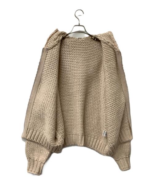 Seemi.by NICE CLAUP（シーミー バイ ナイスクラップ）Seemi.by NICE CLAUP (シーミー バイ ナイスクラップ) パーカー ローゲージパーカー ピンク サイズ:Fの古着・服飾アイテム