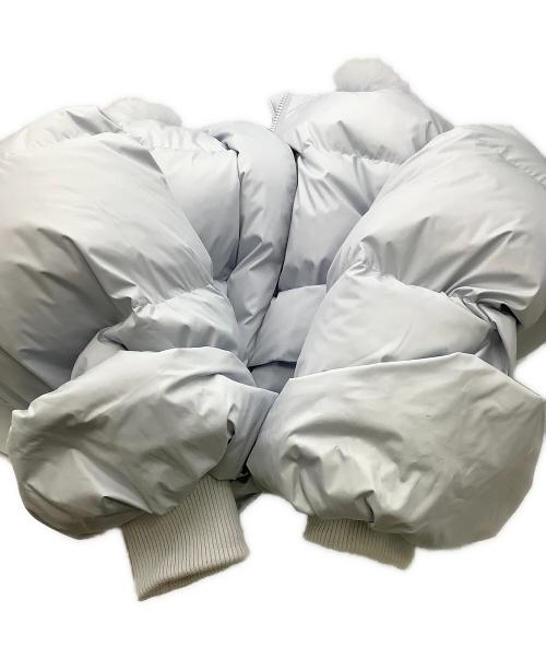 FRAY ID（フレイ アイディー）FRAY ID (フレイ アイディー) ダウンコート フードファーショートダウンコート スカイブルーの古着・服飾アイテム