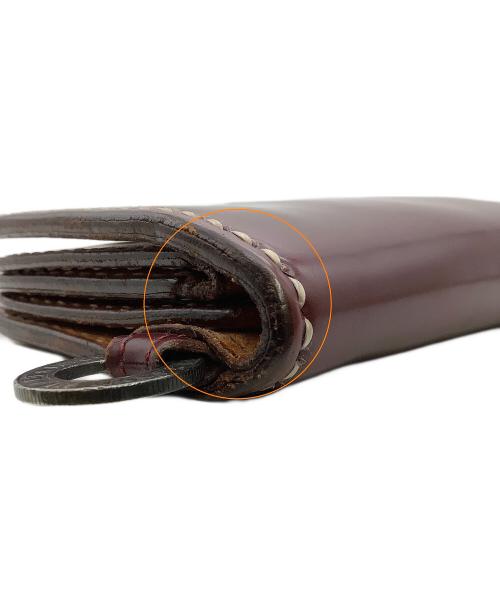 IRON HEART（アイアンハート）IRON HEART (アイアンハート) 財布 コードバンウォレット バーガンディーの古着・服飾アイテム